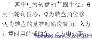 平行分度凸輪機構設計的開發及三維運動仿真+應用技術圖片圖片4