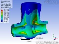 ANSYS應用實例——高參數閘閥閥體強度應力分析ansys workbanch圖片4