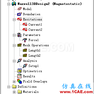 Maxwell穩態磁場求解器仿真實例一Maxwell分析圖片5