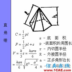 快接收,工程常用的各種圖形計算公式都在這了!AutoCAD培訓教程圖片43