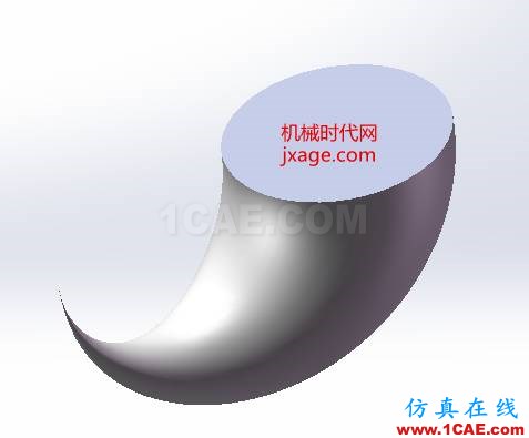 SolidWorks如何通過掃描創建太極圖？solidworks simulation分析案例圖片10