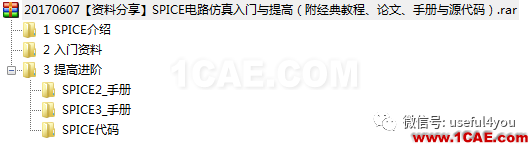【資料分享】SPICE電路仿真入門與提高(附80M經(jīng)典教程、論文、手冊(cè)與源代碼)【轉(zhuǎn)發(fā)】EDA培訓(xùn)教程圖片9