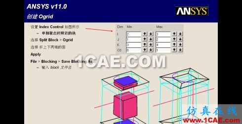 三種網格生成程序生成結構網格的比較--icem-cfd篇