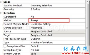 image ANSYS Workbench中劃分網格的幾種方法(入門篇)ansys workbanch圖片7