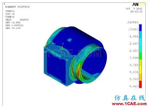 ANSYS&ABAQUS接觸分析性能比較 實例說明ANSYS與ABAQUS接觸分析的對比ansys培訓的效果圖片3