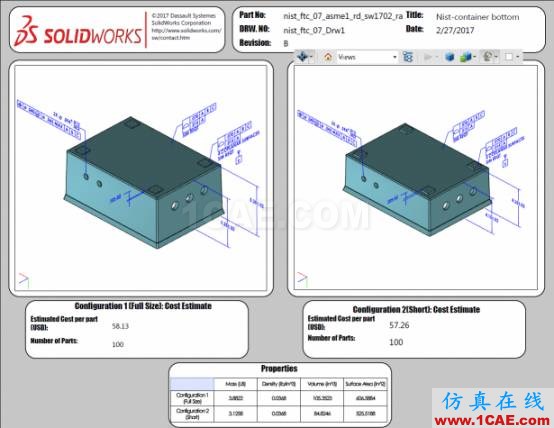3D PDF樣本:國(guó)家標(biāo)準(zhǔn)與技術(shù)研究所(NIST)測(cè)試裝配體solidworks simulation分析案例圖片10