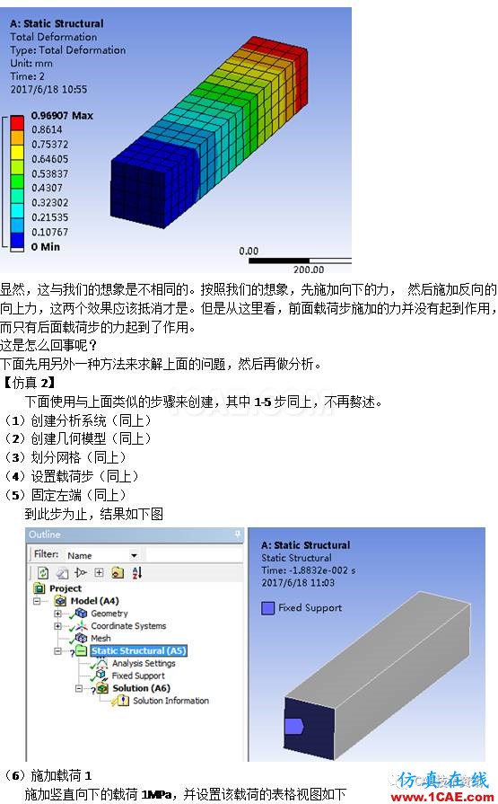 如何在ANSYS WORKBENCH中進行多載荷步的靜力分析？ansys培訓的效果圖片4