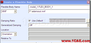 image 基于ANSYS-ADAMS的剛柔耦合仿真【轉載】ansys workbanch圖片17