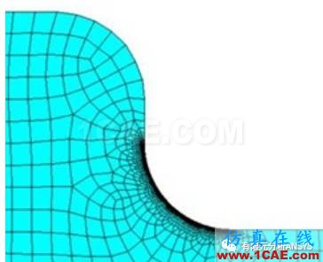 應力集中問題的考察--倒圓角情況ansys結果圖片12