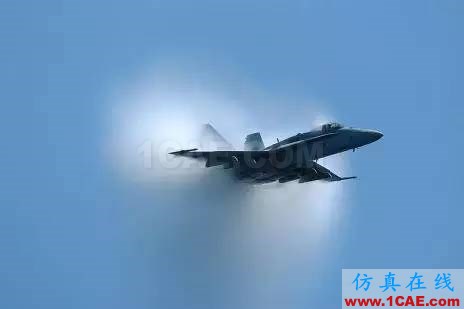 飛機超音速飛行突破音障瞬間,場面驚人!Actran技術圖片7