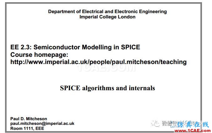 【資料分享】SPICE電路仿真入門與提高(附80M經(jīng)典教程、論文、手冊(cè)與源代碼)【轉(zhuǎn)發(fā)】EDA技術(shù)圖片4