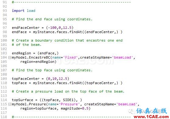 Python與Abaqus系列(3)——腳本案例及代碼介紹abaqus靜態分析圖片11